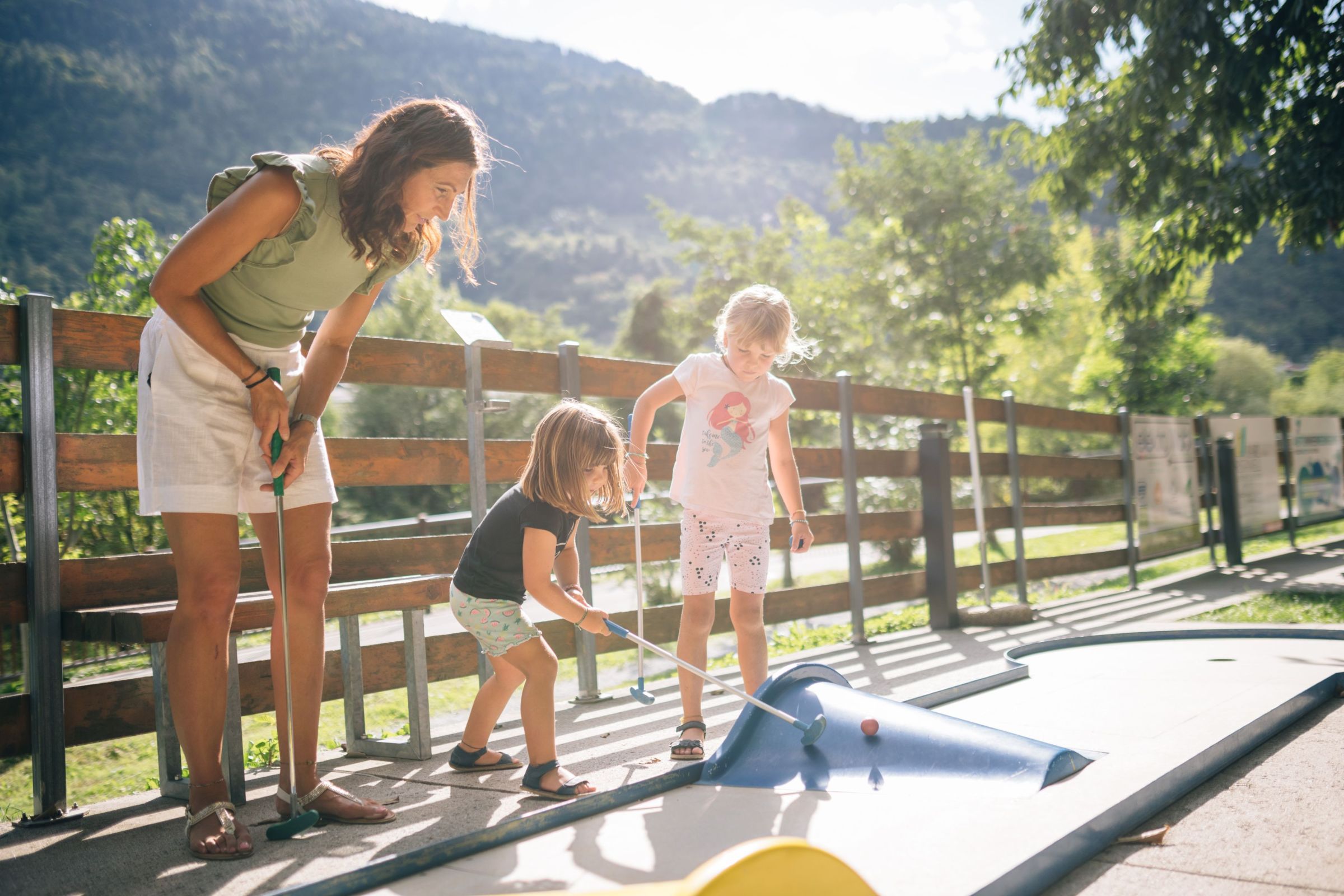 Minigolf in Algund Hotel Am Sonneck
