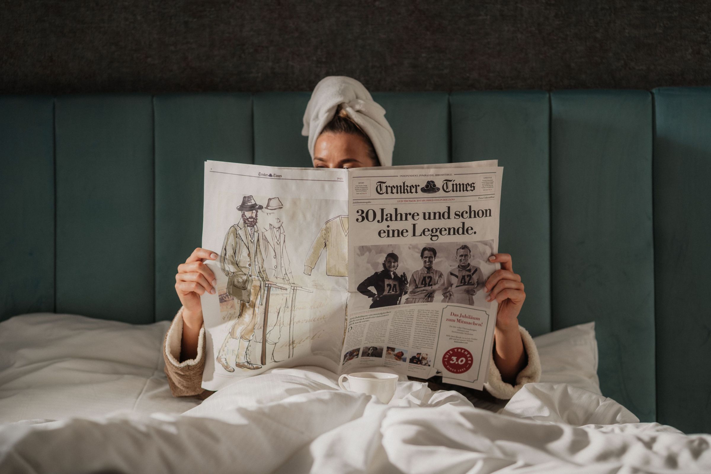Morgenlektüre – Hotel Am Sonneck