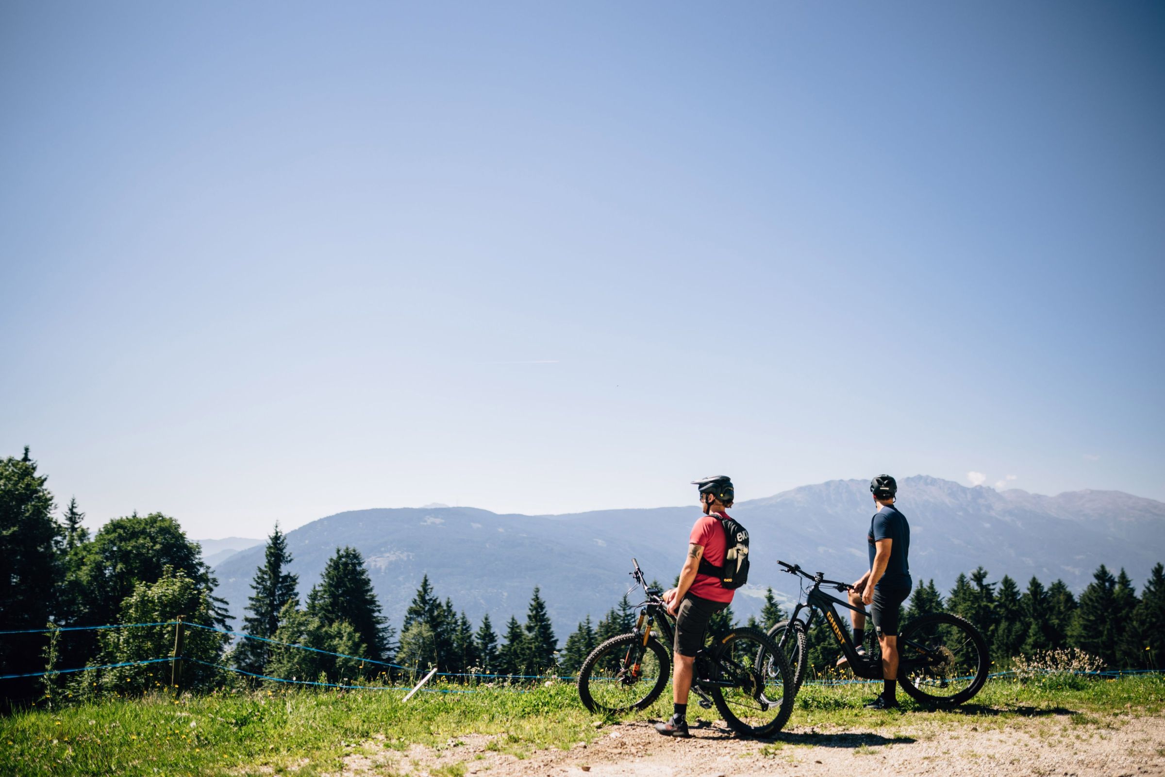 Mountainbiken in den Südtiroler Bergen Hotel am Sonneck