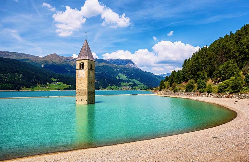 Rundwanderung am Reschensee Hotel Am Sonneck