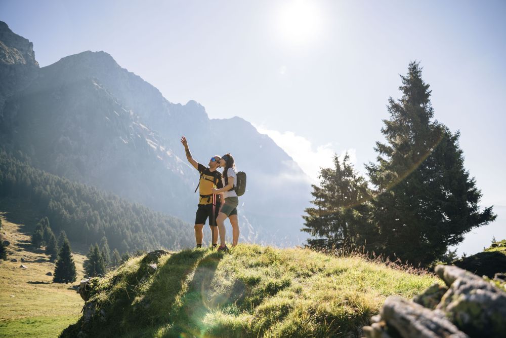 Wandern in den Bergen Hotel Am Sonneck